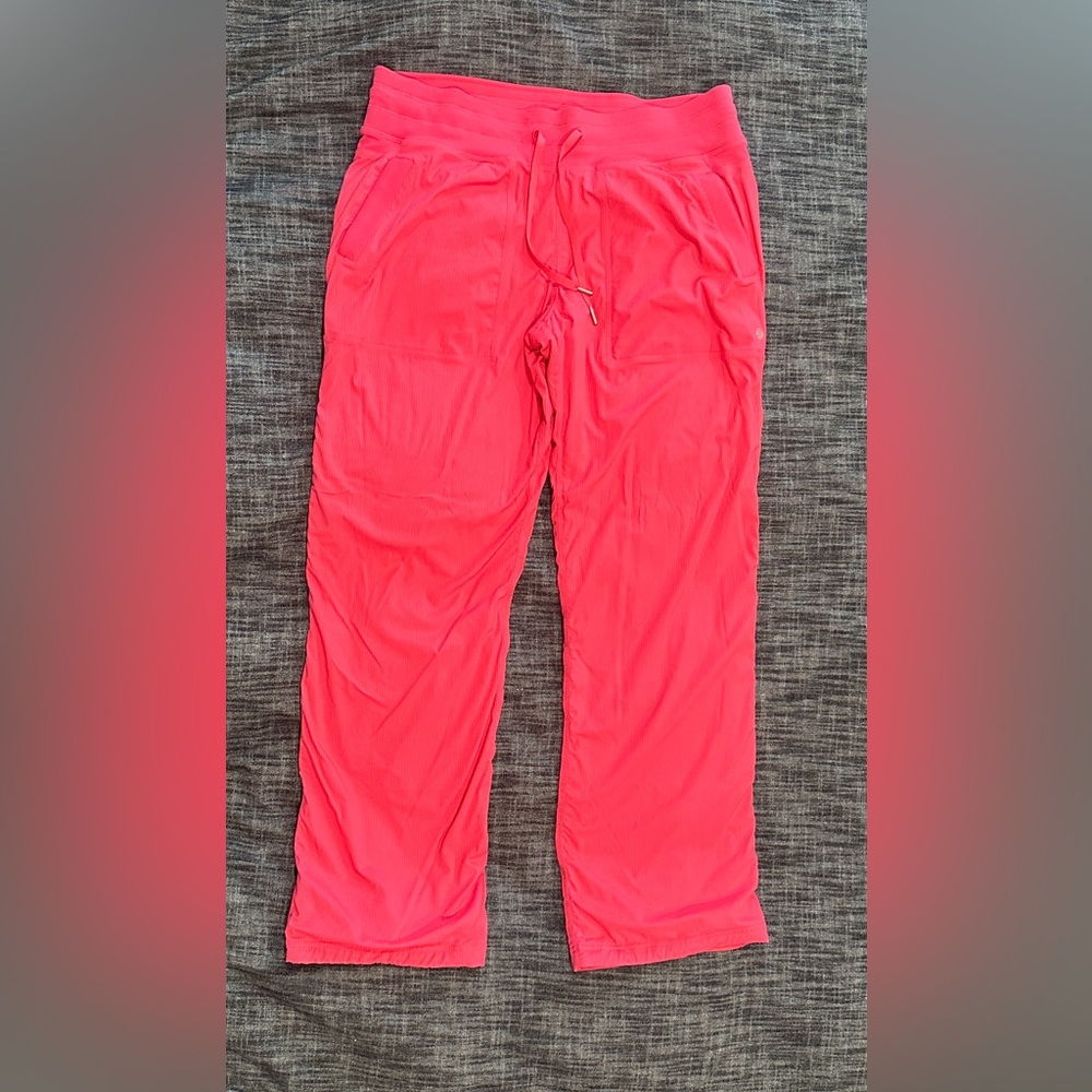 Lululemon Athletica Mid-Rise Dance Studio pants, Raspberry